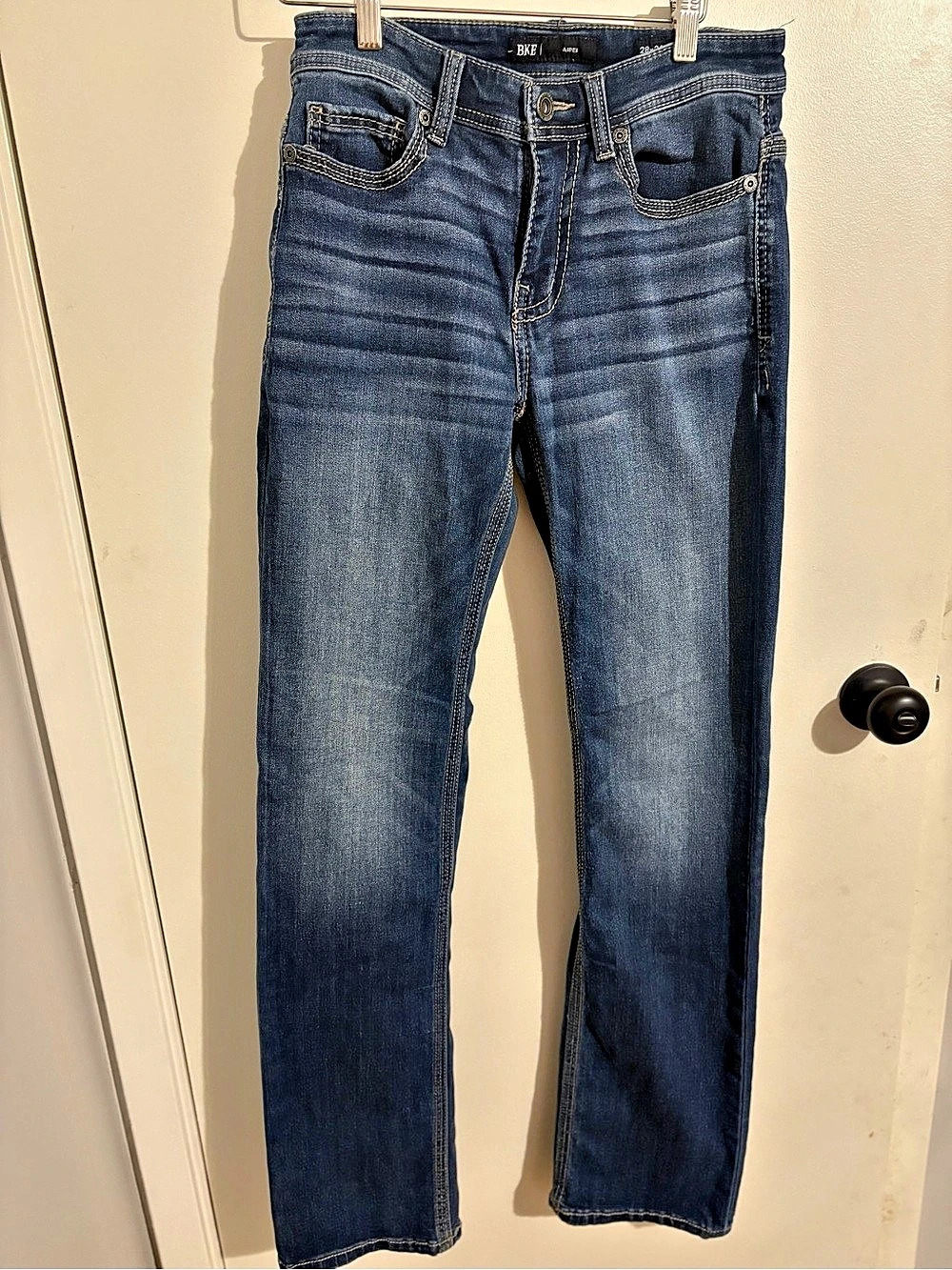 BKE Skinny Jeans in Blue Waist 28